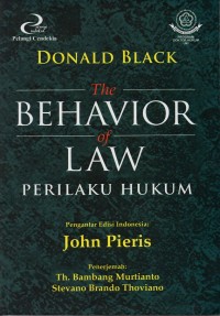 Image of The Behavior of Law - Perilaku Hukum