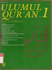 Image of Ulumul Qur'an : Jurnal Ilmu dan Kebudayaan