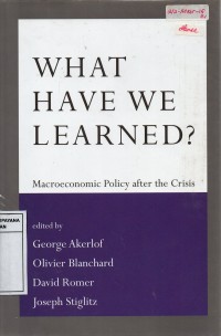 Image of What Have We Learned?