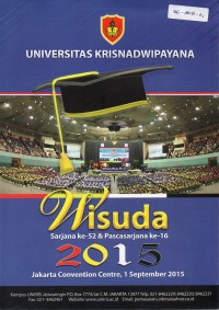 Image of Wisuda Sarjana Ke-52 & Pascasarjana Ke-16 (2015)